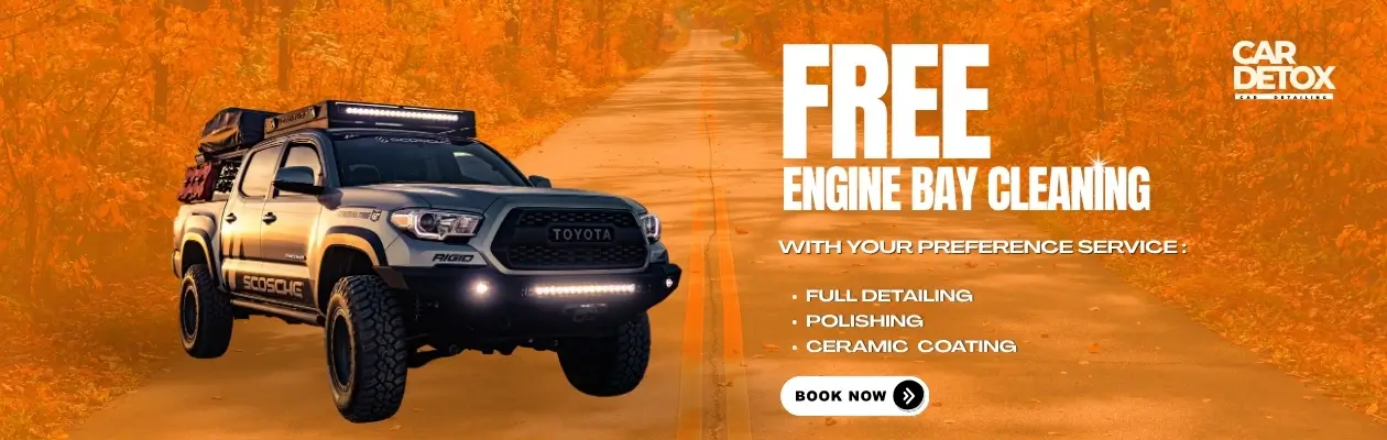 Free engine bay cleaning
