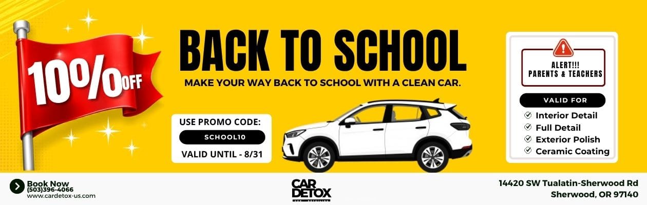 Back to school promo Banner
