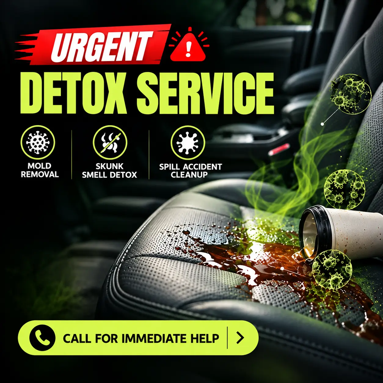 Urgent Car Interior Detox Service